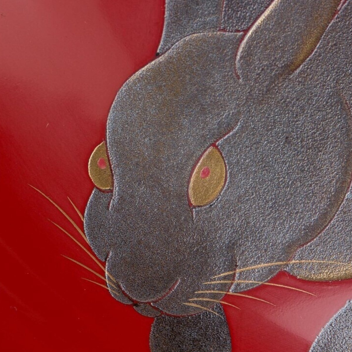 Lacquer Plate, The Rabbit - Japan, Kakutaro Yamazaki (1899-1984)-photo-1