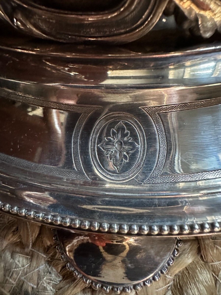 Ensemble Samovar Et Théière Plaqué Argent Christofle Du 19ème Ct Français - 4 Pièces Originales-photo-5