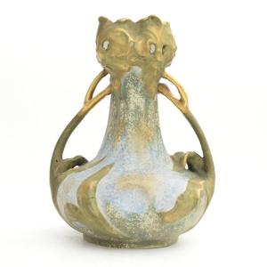 Art Nouveau Porcelain Vase Amphora Teplitz Vienna Austria Circa 1900