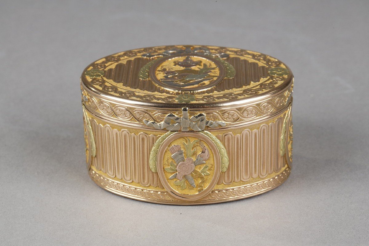 An 18th Century Gold Snuff Box By Francois Chazcroy