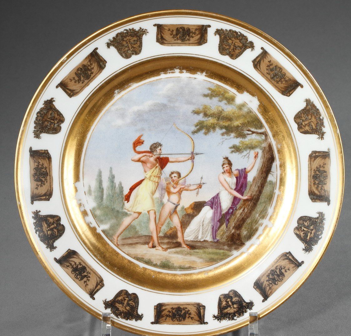 Plate From Stone, Coquerel And Legros In Paris, Empire Period-photo-2