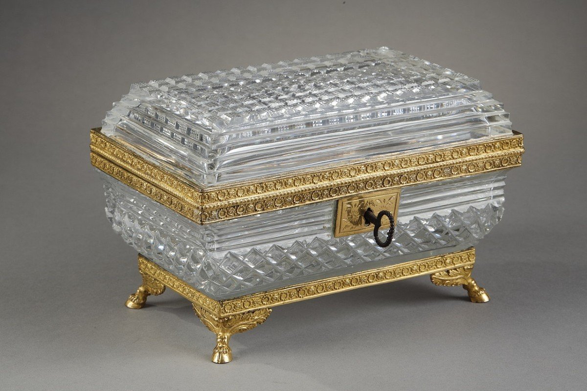 A Charles X Period Crystal Box