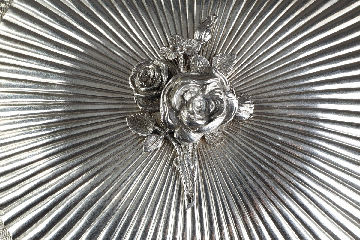 Drageoir In Silver And Crystal Early 19th Century-photo-6