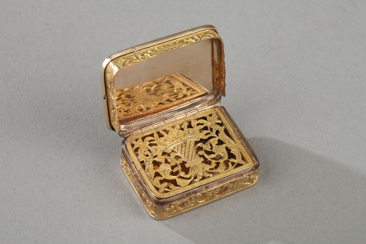 Gold Vinaigrette Circa 1810-photo-2