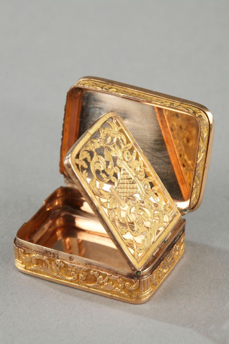 Gold Vinaigrette Circa 1810-photo-3