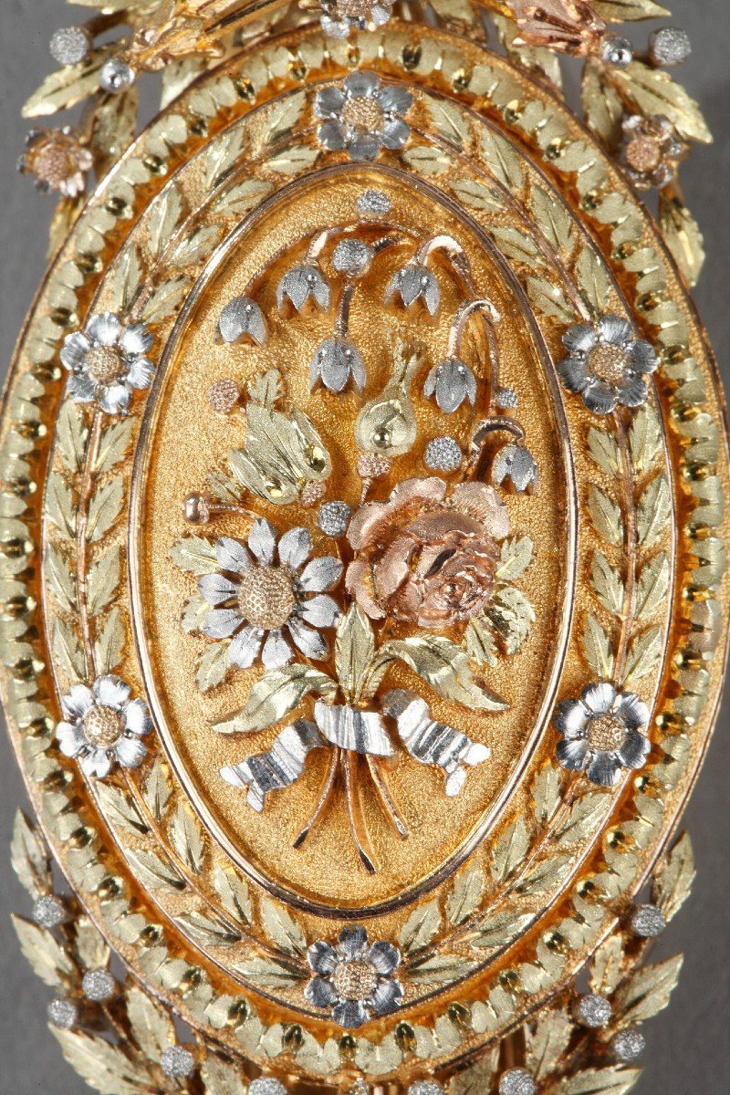 Chatelaine Et Montre En Or. Borgnis-gallanty Et Mellerio. Milieu Du XIXème Siècle -photo-1