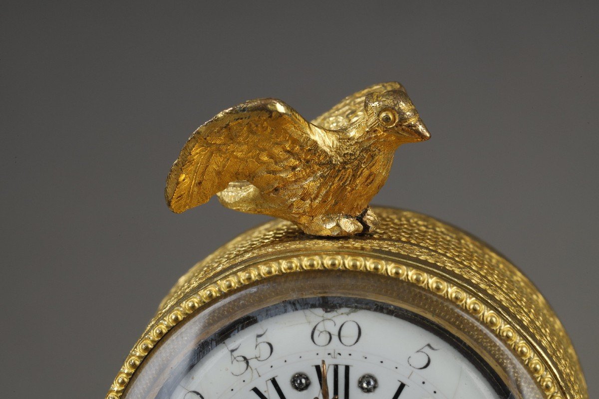 Small Putti Clock, Movement Signed Lépine -photo-3