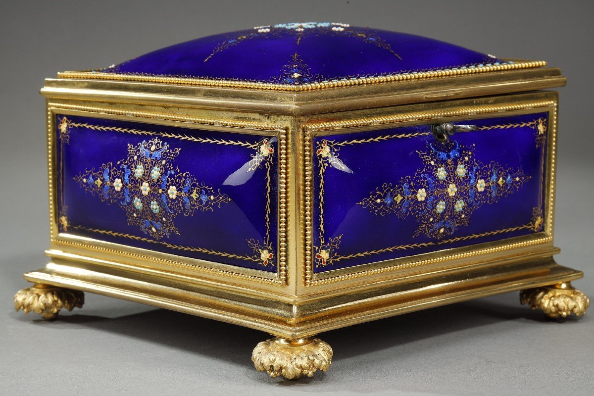 Mid-19th Century Bressan Enamel Box-photo-2