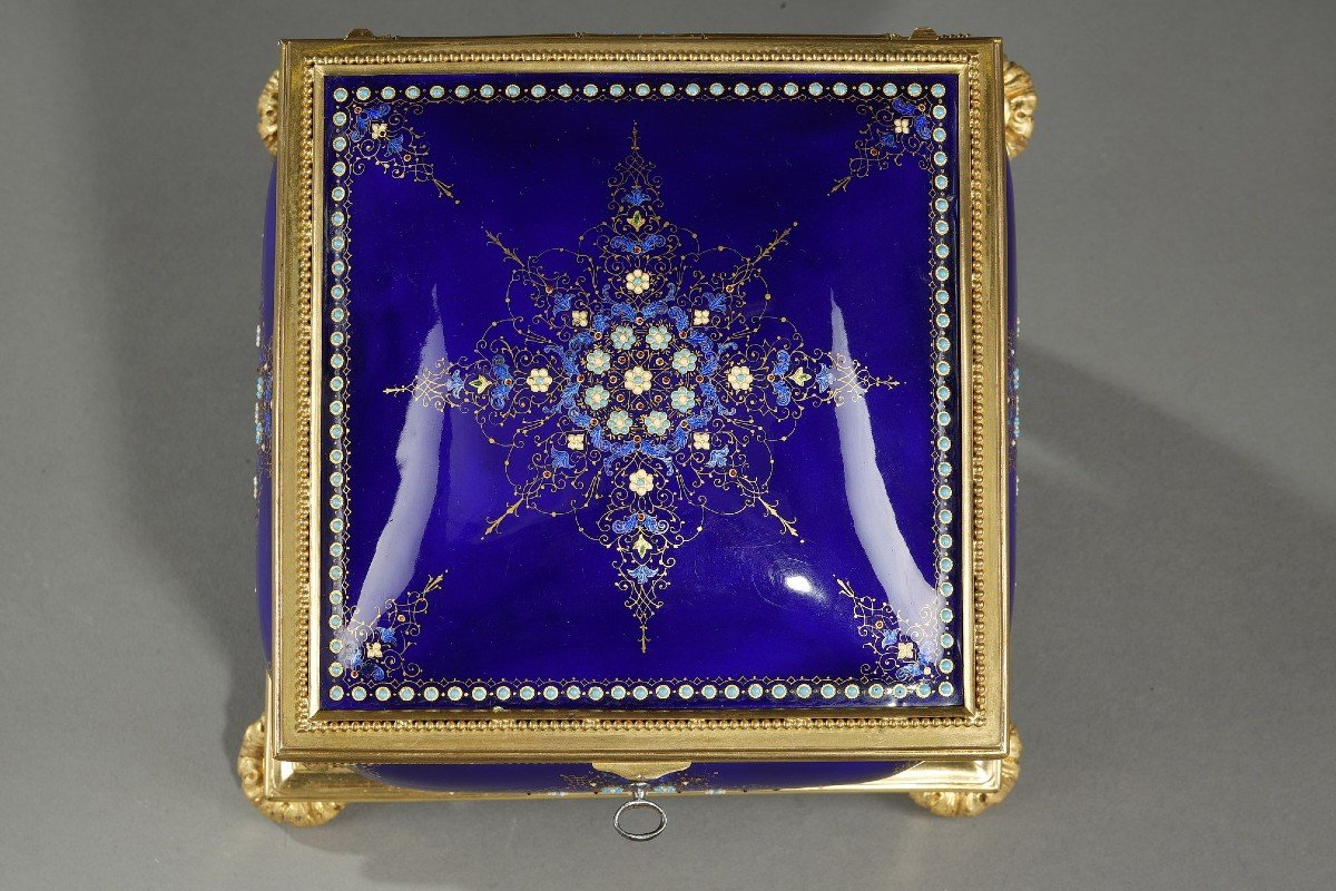 Mid-19th Century Bressan Enamel Box-photo-4