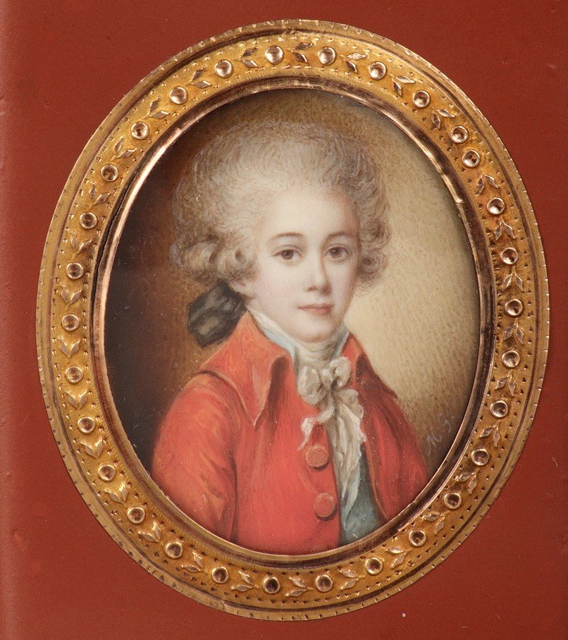 Ball Book Portrait Of Louis Antoine De Bourbon-condé, Duke Of Enghien And Bathilde Of Orléans -photo-2