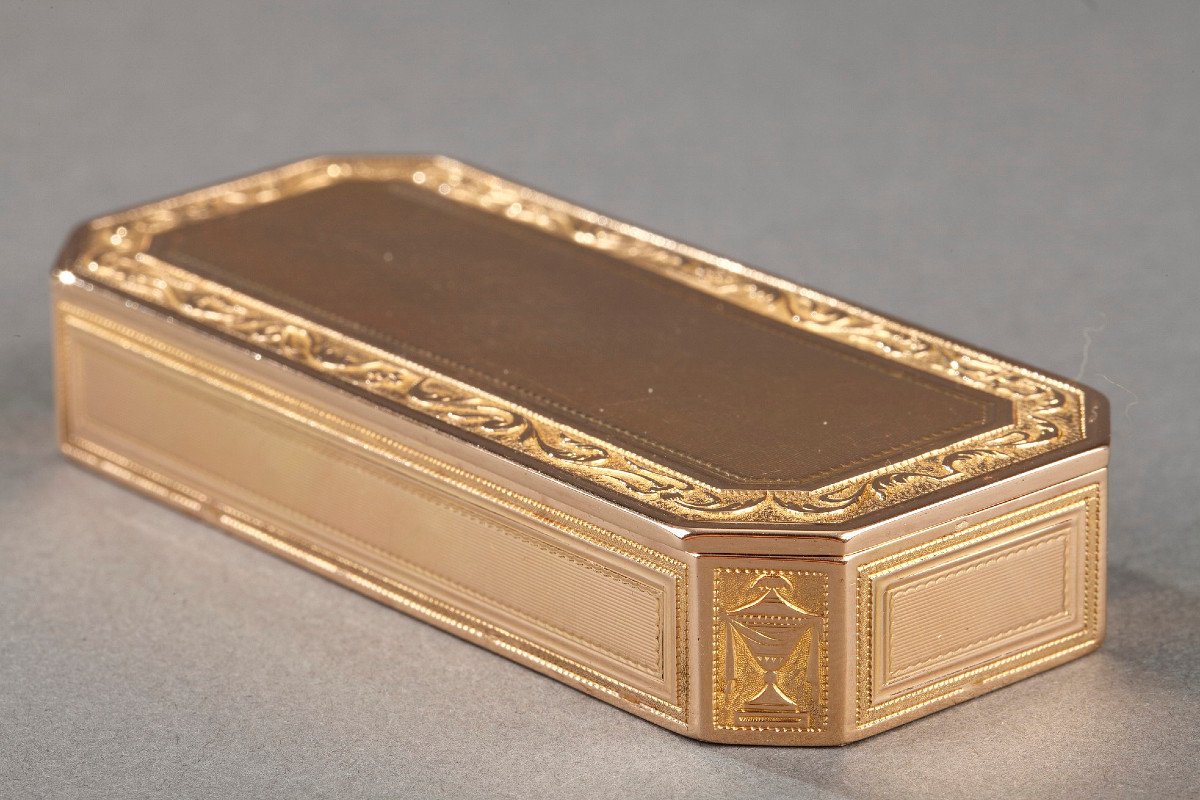 Late 18th-early 19th Century Gold Box By Jacques-alexandre Guillemot-photo-4