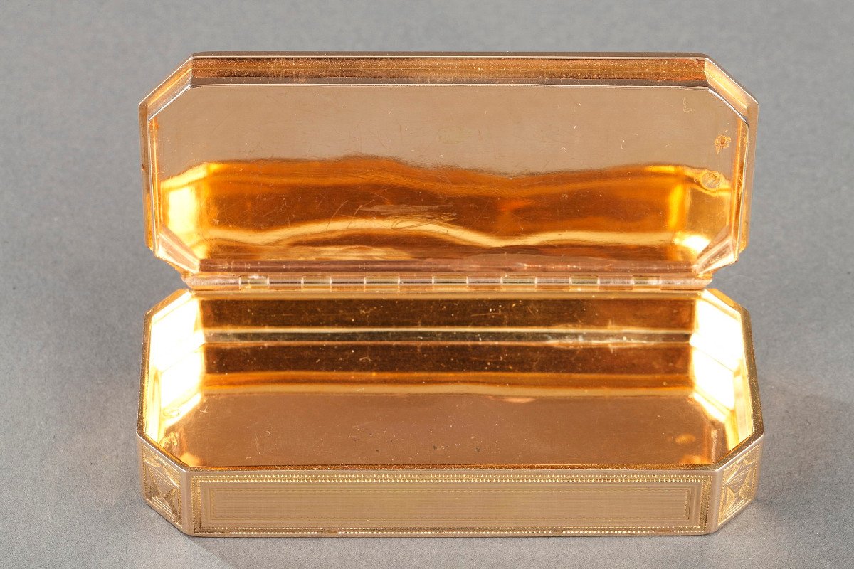 Late 18th-early 19th Century Gold Box By Jacques-alexandre Guillemot-photo-2