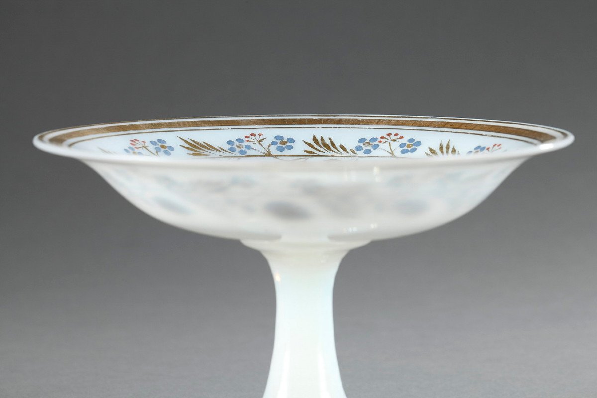 Charles X Opaline Cup Decorated By Jean-baptiste Desvignes. -photo-3
