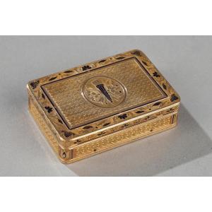 Gold Snuff Box And Music Box, Geneva