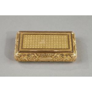 A Rectangular Gold Snuffbox, Restoration Period