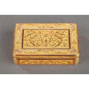 Gold Box. Early 19th Century. Restauration. 