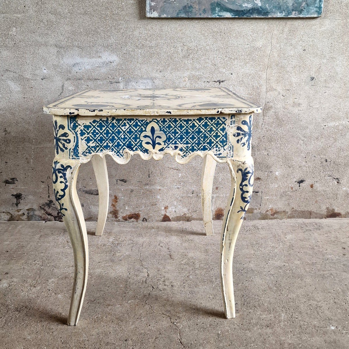 18th C Unusual Side Table-photo-4