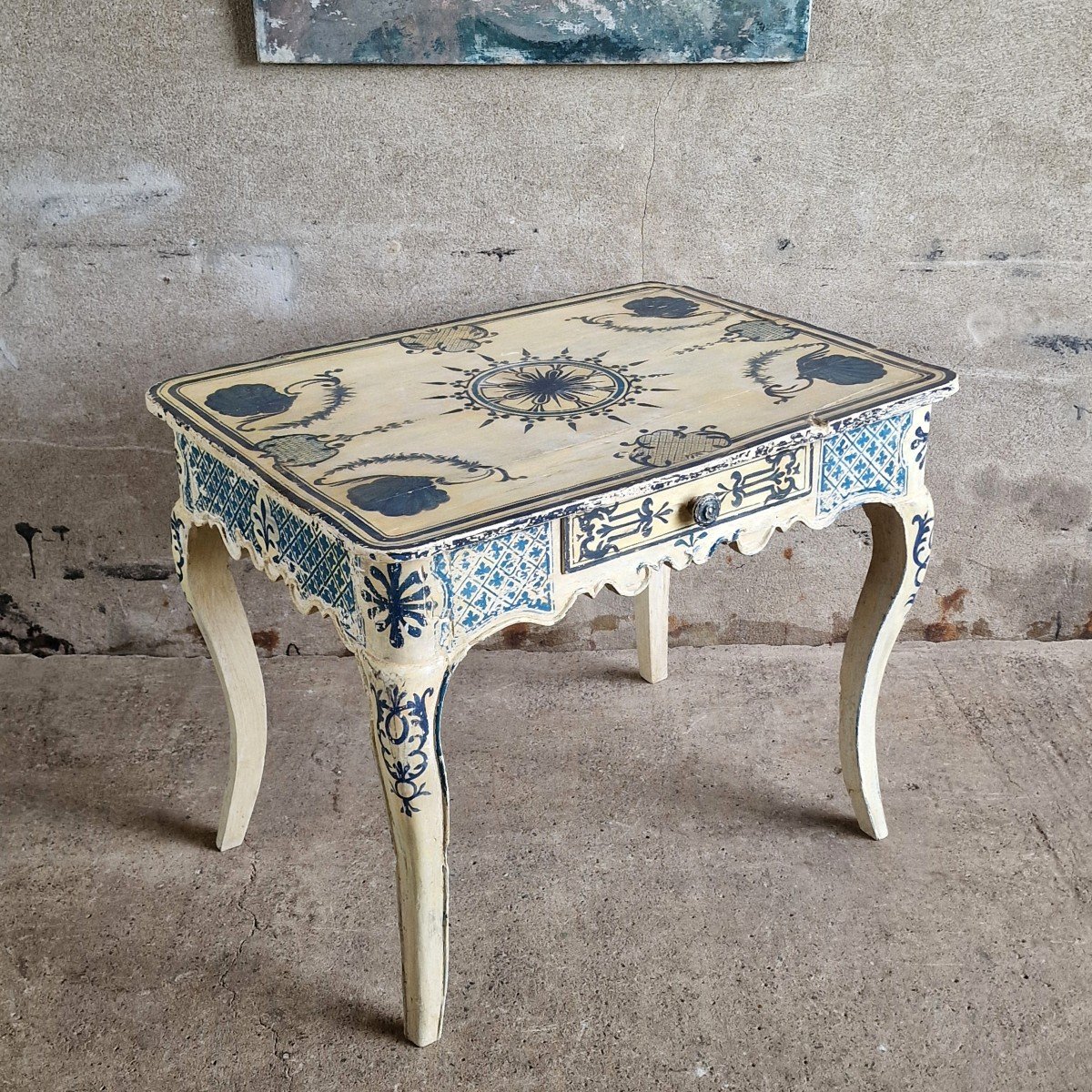 18th C Unusual Side Table