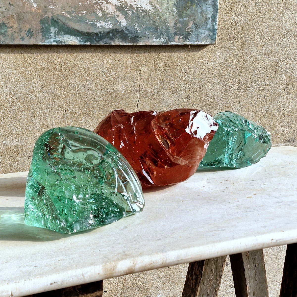 3 Large Glass Rocks-photo-5