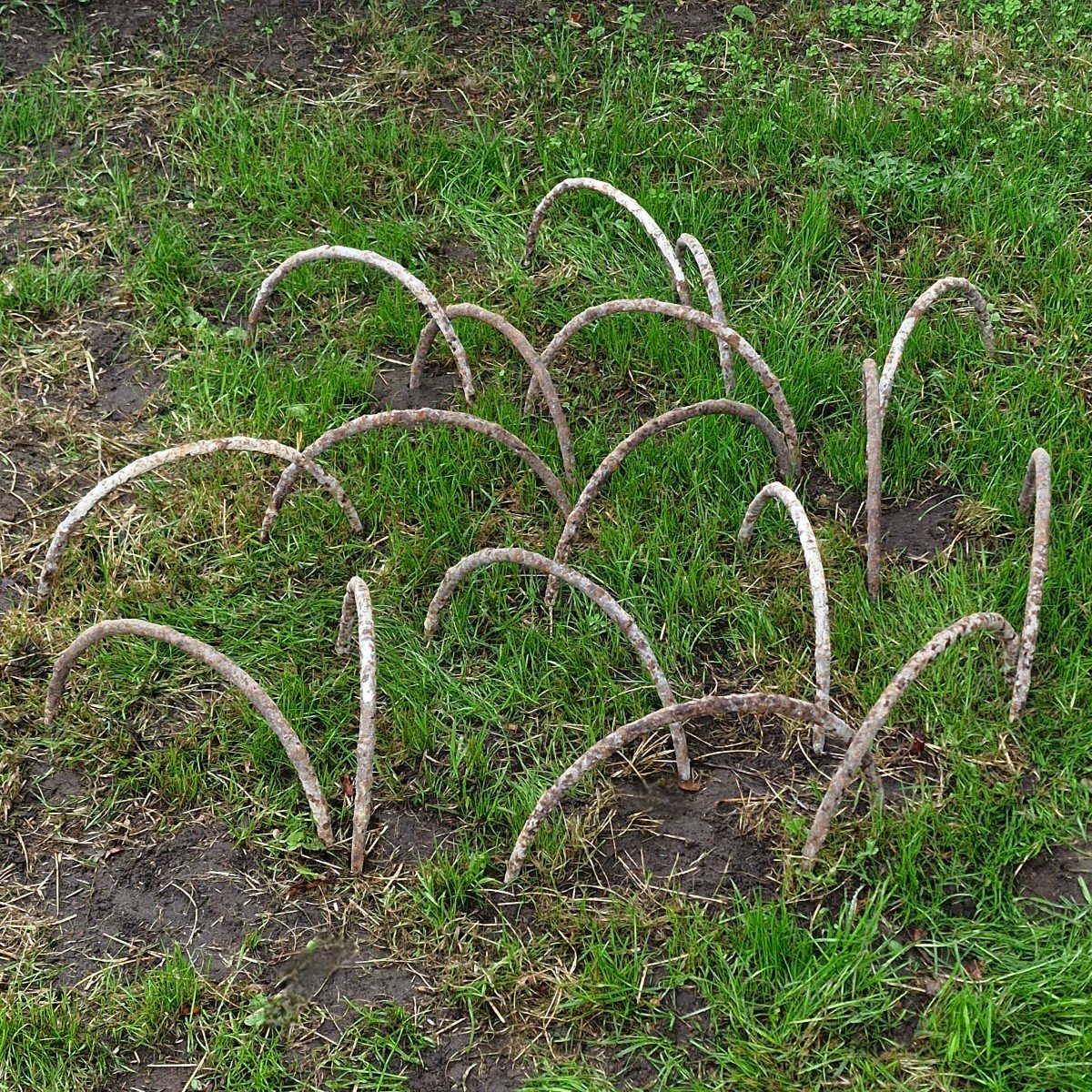 17 Arches De Jardin En Fonte Faux Bois-photo-5