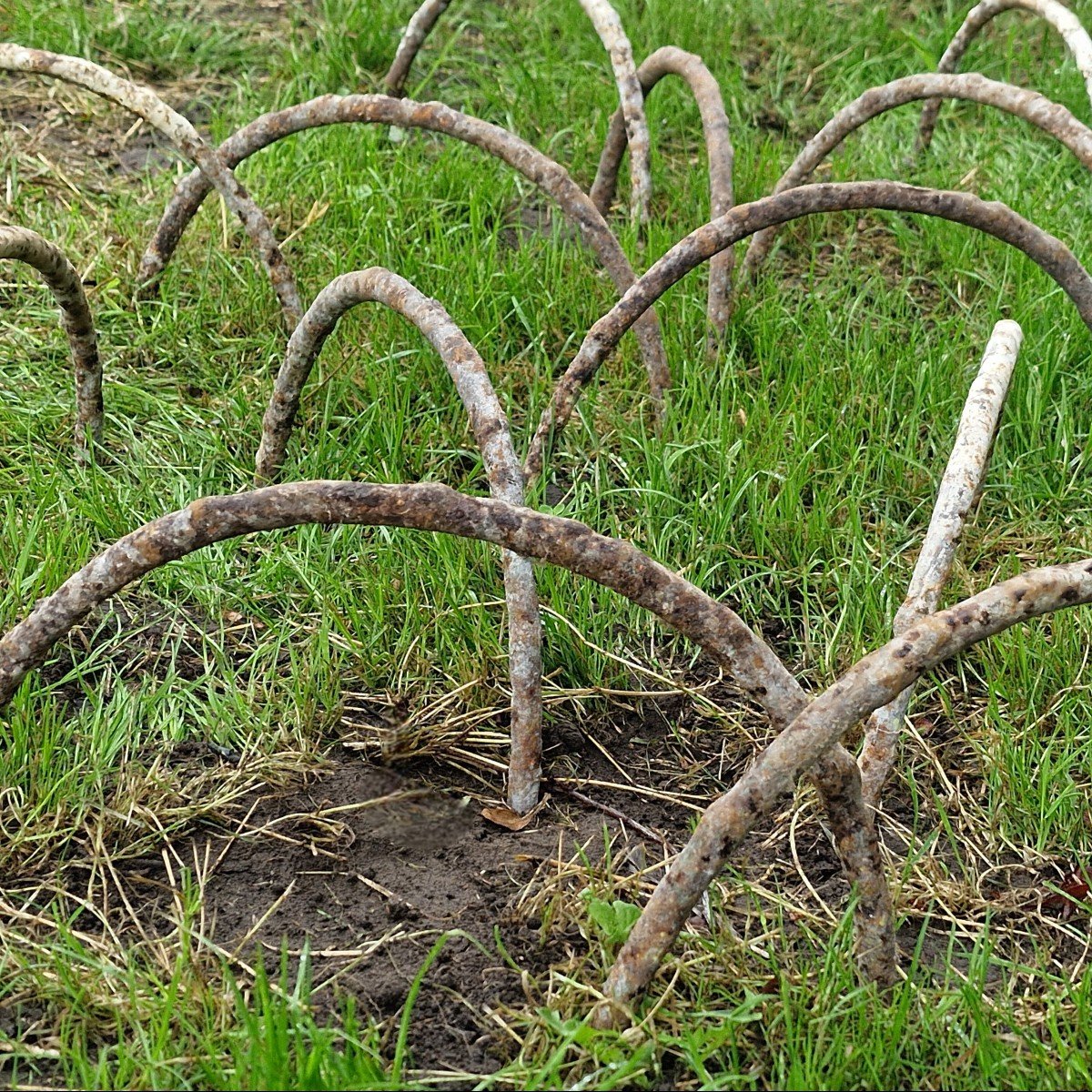 17 Arches De Jardin En Fonte Faux Bois-photo-6