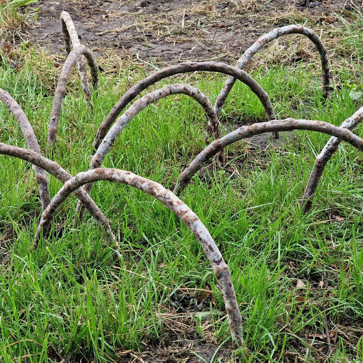 17 Arches De Jardin En Fonte Faux Bois-photo-7