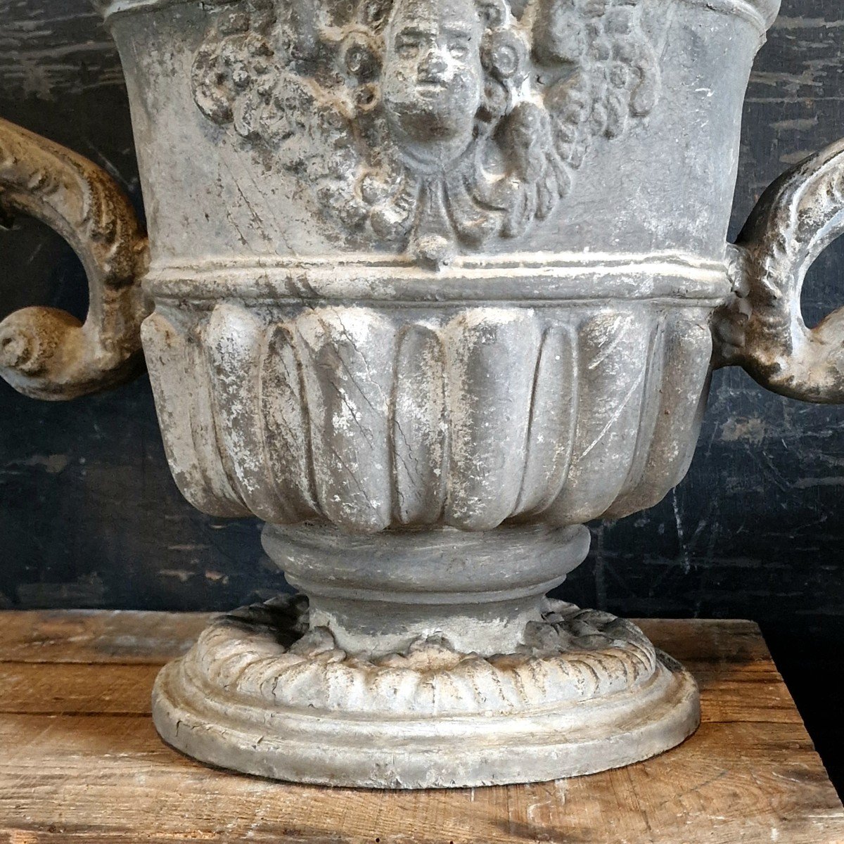 Paire de vases  En Plomb Début XIXe Siècle-photo-4