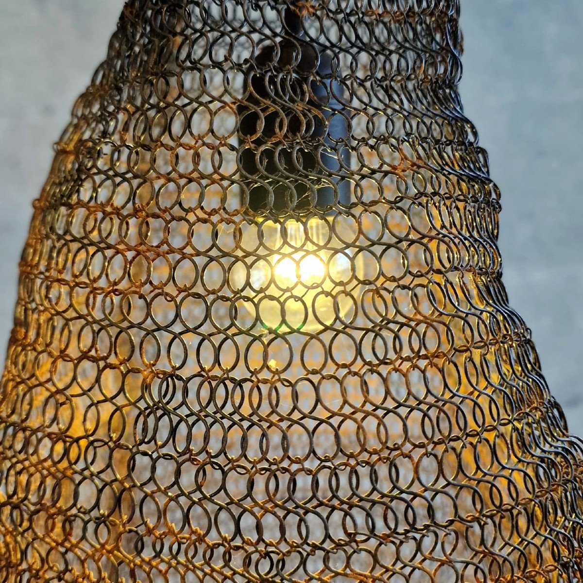 2 x 3 Lampes En Maille métallique-photo-7