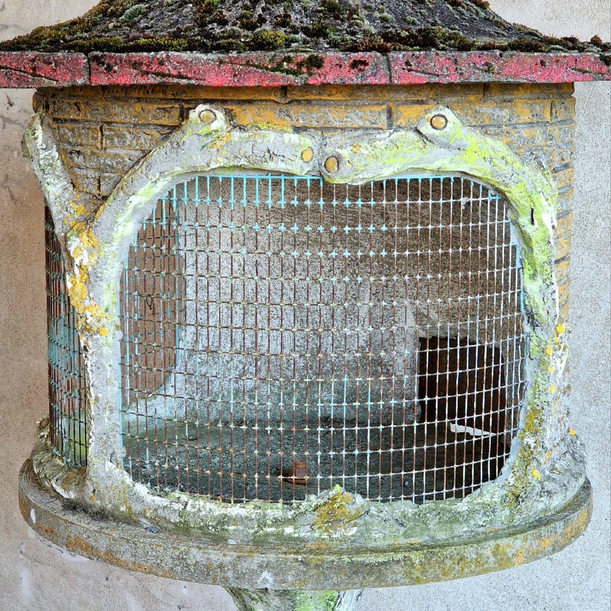 Cage à Oiseaux En Faux Bois-photo-1