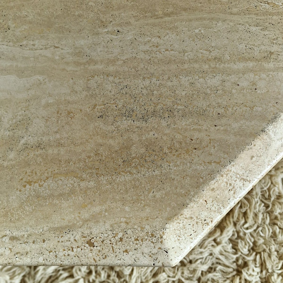 Travertine Side Table-photo-6