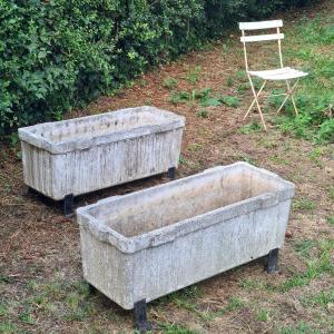 Pair Of Large W. Guhl Planters On Stands