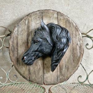 Cast Iron Half Horse Head