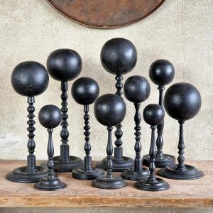 10 Rare 19th Century Headdress Holders