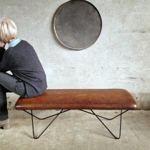 Leather Bench/coffee Table