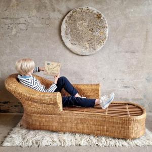 Large Rattan Daybed 