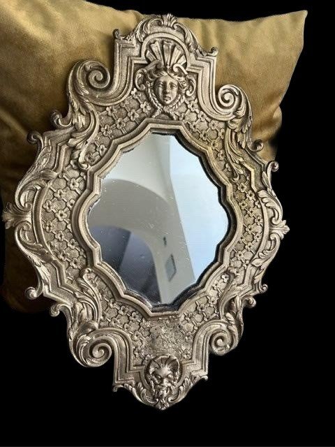 Miroir En Bronze Ciselé-photo-1