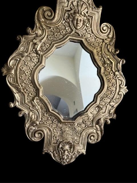 Chiseled Bronze Mirror-photo-2