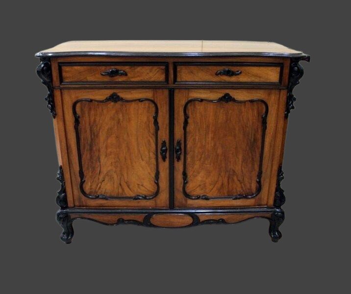 Walnut Briar Sideboard With Two Doors