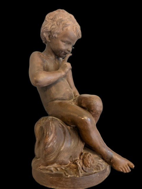 Terracotta Sculpture Child-photo-3