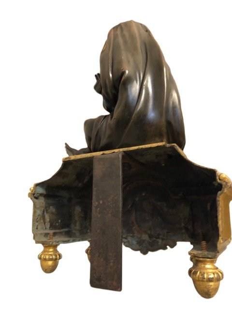 Paire De Sculptures En Bronze-photo-7