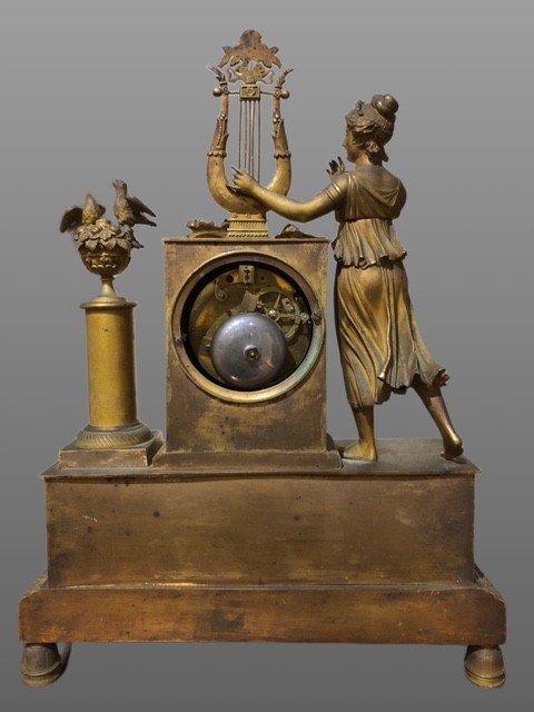 Pendule En Bronze Doré-photo-2