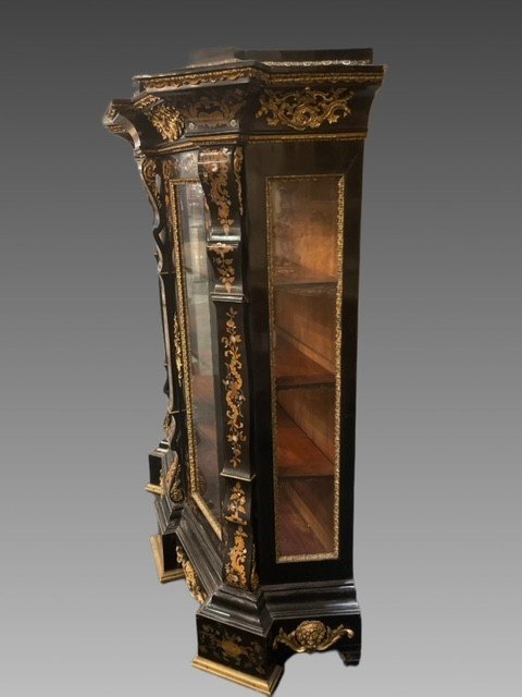 Large Inlaid Cabinet By F.lli Falcini-photo-4