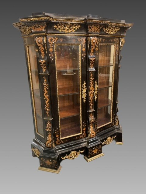 Large Inlaid Cabinet By F.lli Falcini-photo-7