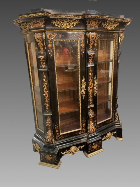 Large Inlaid Cabinet By F.lli Falcini-photo-8