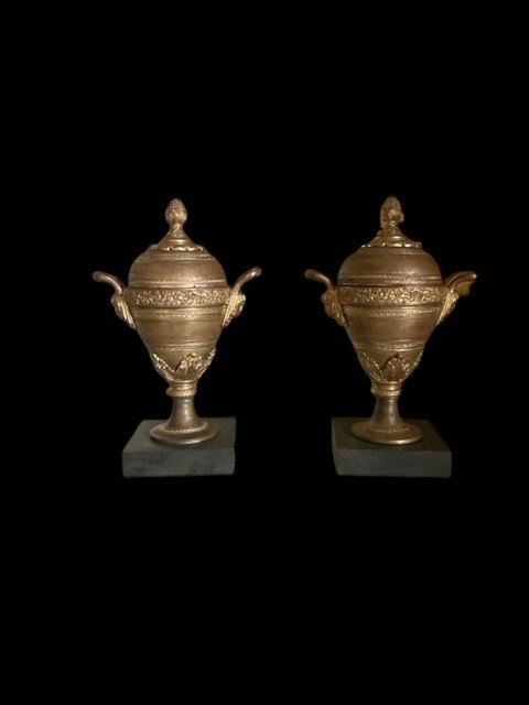 Pair Of Bronze Vases-photo-3