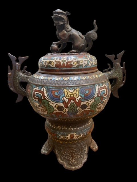 Brule-parfum In Oriental Enamel-photo-4