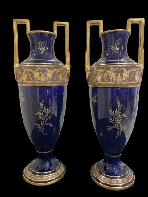 Paire de vases en porcelaine-photo-2