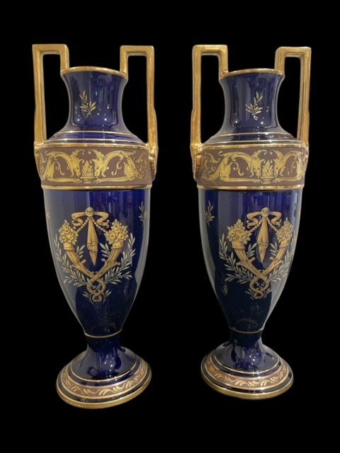 A Pair Of Porcelain Vases