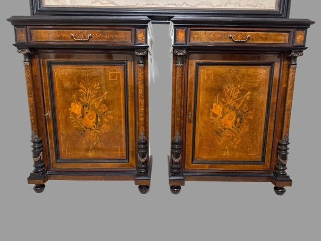 Pair Of Inlaid Sideboards-photo-2