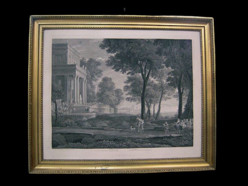 Gravure Représentant Le Temple De Vénus à Rome-photo-4